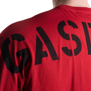 GASP Division Iron Tee - Chilli Red - Urban Gym Wear