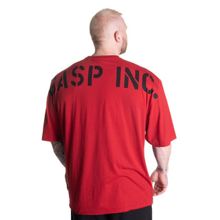 GASP Division Iron Tee - Chilli Red - Urban Gym Wear