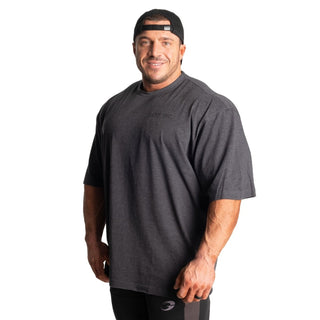 GASP Division Iron Tee - Dark Grey Melange - Urban Gym Wear