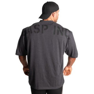 GASP Division Iron Tee - Dark Grey Melange - Urban Gym Wear