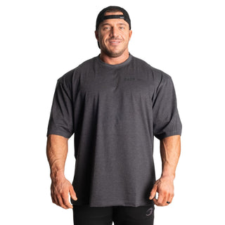 GASP Division Iron Tee - Dark Grey Melange - Urban Gym Wear