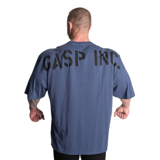 GASP Division Iron Tee - Sky Blue - Urban Gym Wear