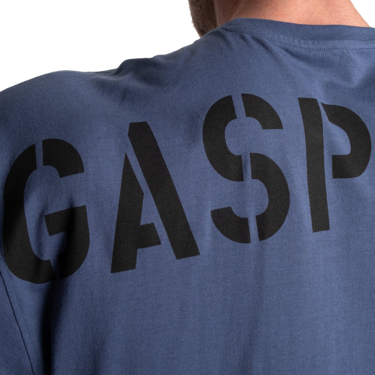 GASP Division Iron Tee - Sky Blue - Urban Gym Wear
