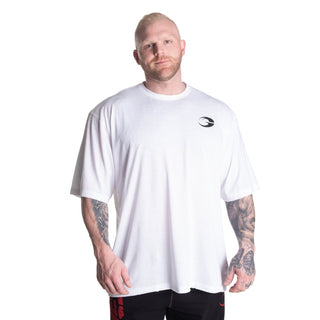 GASP Division Iron Tee - White - Urban Gym Wear