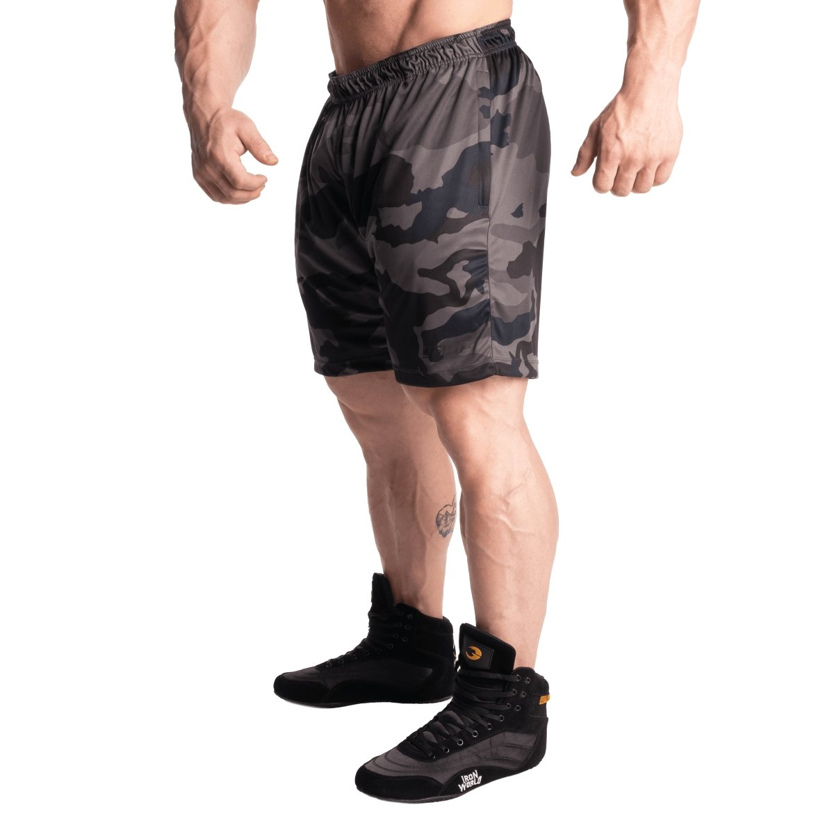 GASP Dynamic Shorts - Dark Camo - Urban Gym Wear