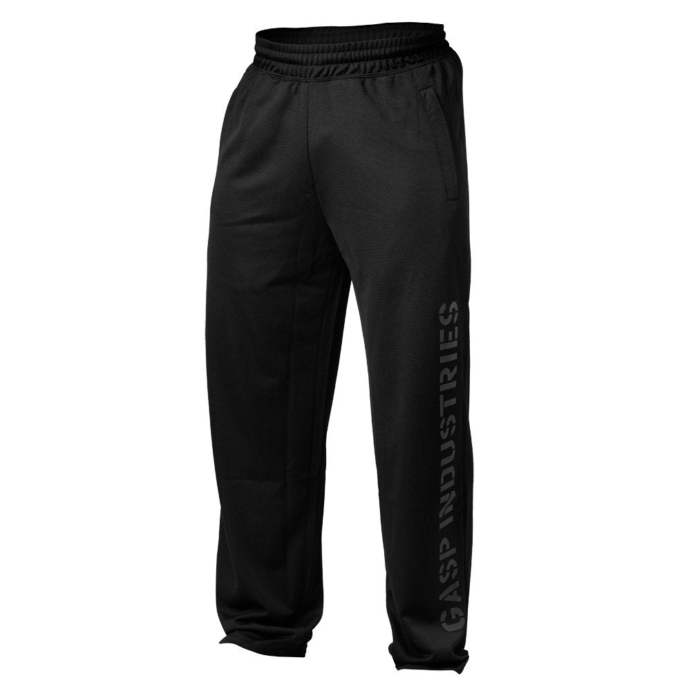 GASP Essential Mesh Pants - Black - Urban Gym Wear