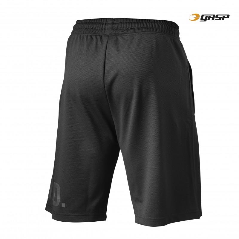 GASP Essential Mesh Shorts - Black - Urban Gym Wear