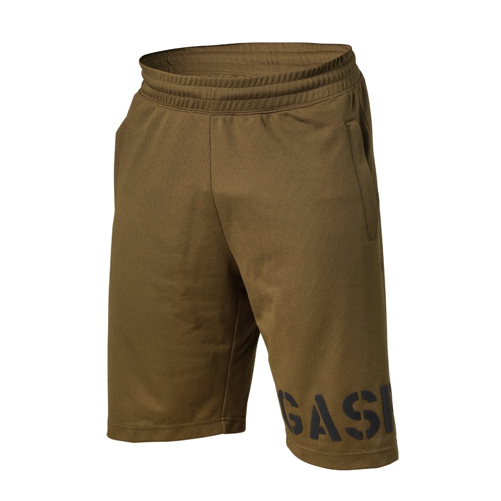 GASP Essential Mesh Shorts - Military Olive - Urban Gym Wear