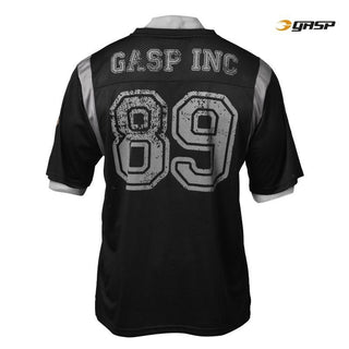 GASP Football Jersey - Black - Urban Gym Wear