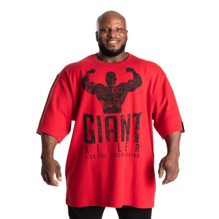 GASP Giant Killer Iron Tee - Chilli Red - Urban Gym Wear