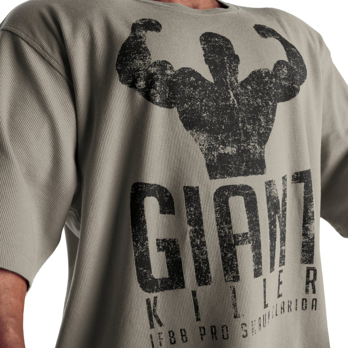 GASP Giant Killer Iron Tee - Washed Green - Urban Gym Wear