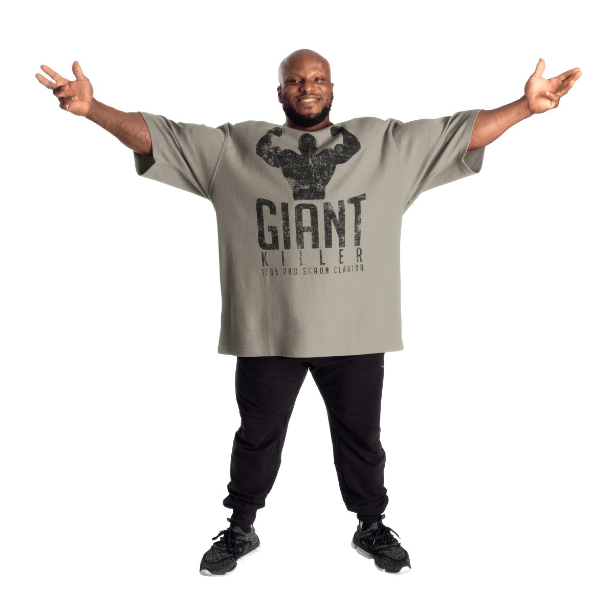 GASP Giant Killer Iron Tee - Washed Green - Urban Gym Wear