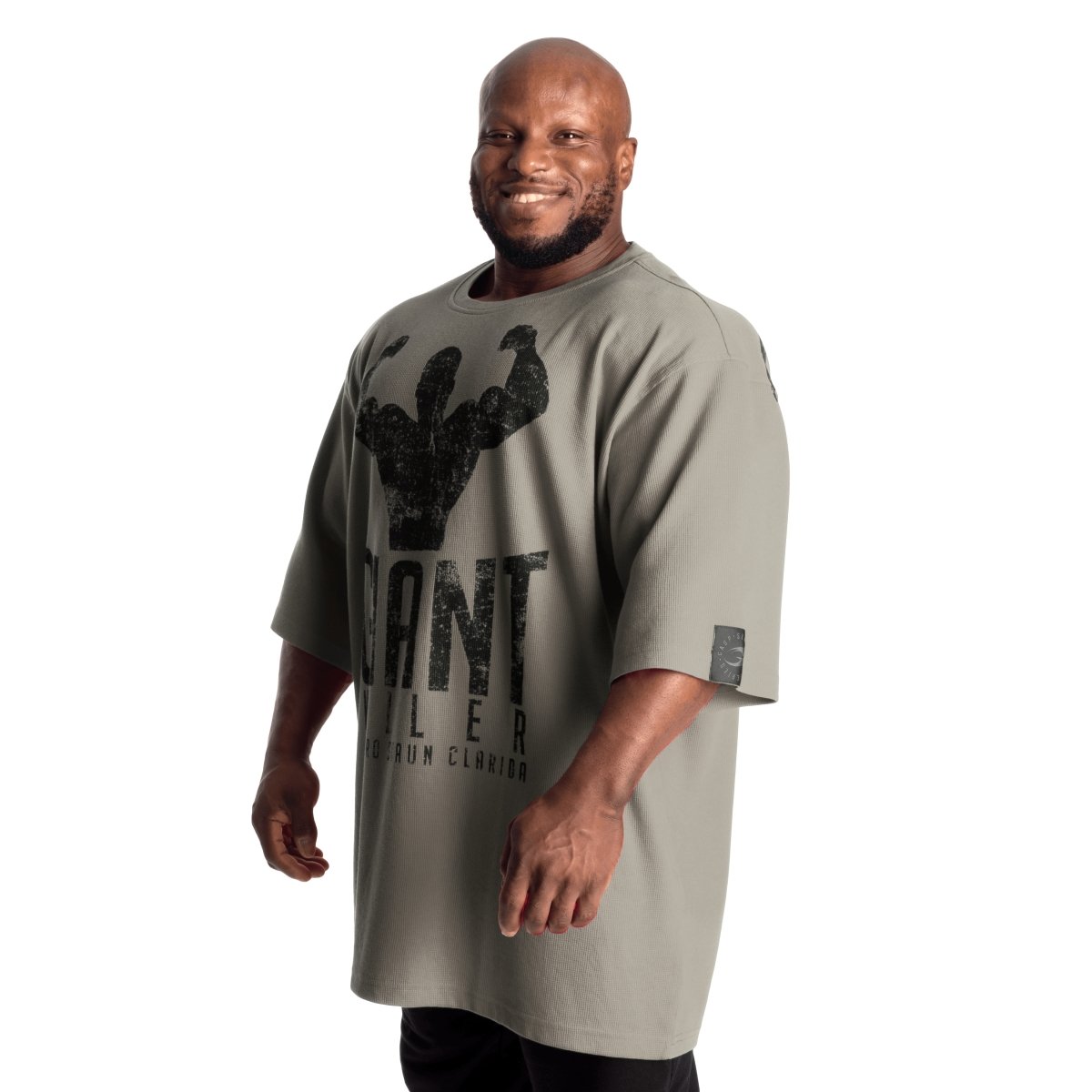 GASP Giant Killer Iron Tee - Washed Green - Urban Gym Wear