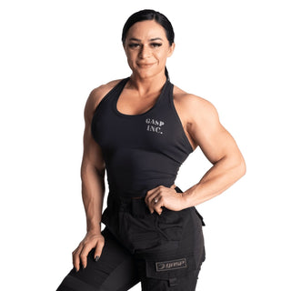GASP Hardcore Crop T-Back - Black - Urban Gym Wear
