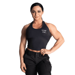 GASP Hardcore Crop T-Back - Black - Urban Gym Wear