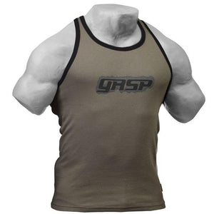 GASP Hardcore Rib Tank - Wash Green - Urban Gym Wear