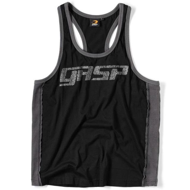 GASP Hardcore T-Back - Black-Grey - Urban Gym Wear