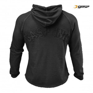 GASP Heritage Hood - Wash Black - Urban Gym Wear
