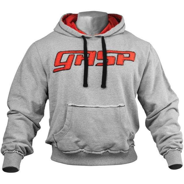 GASP Hood Sweater - Greymelange - Urban Gym Wear