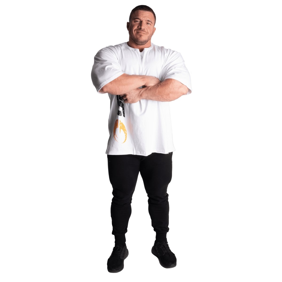 GASP Iron Tee - White - Urban Gym Wear