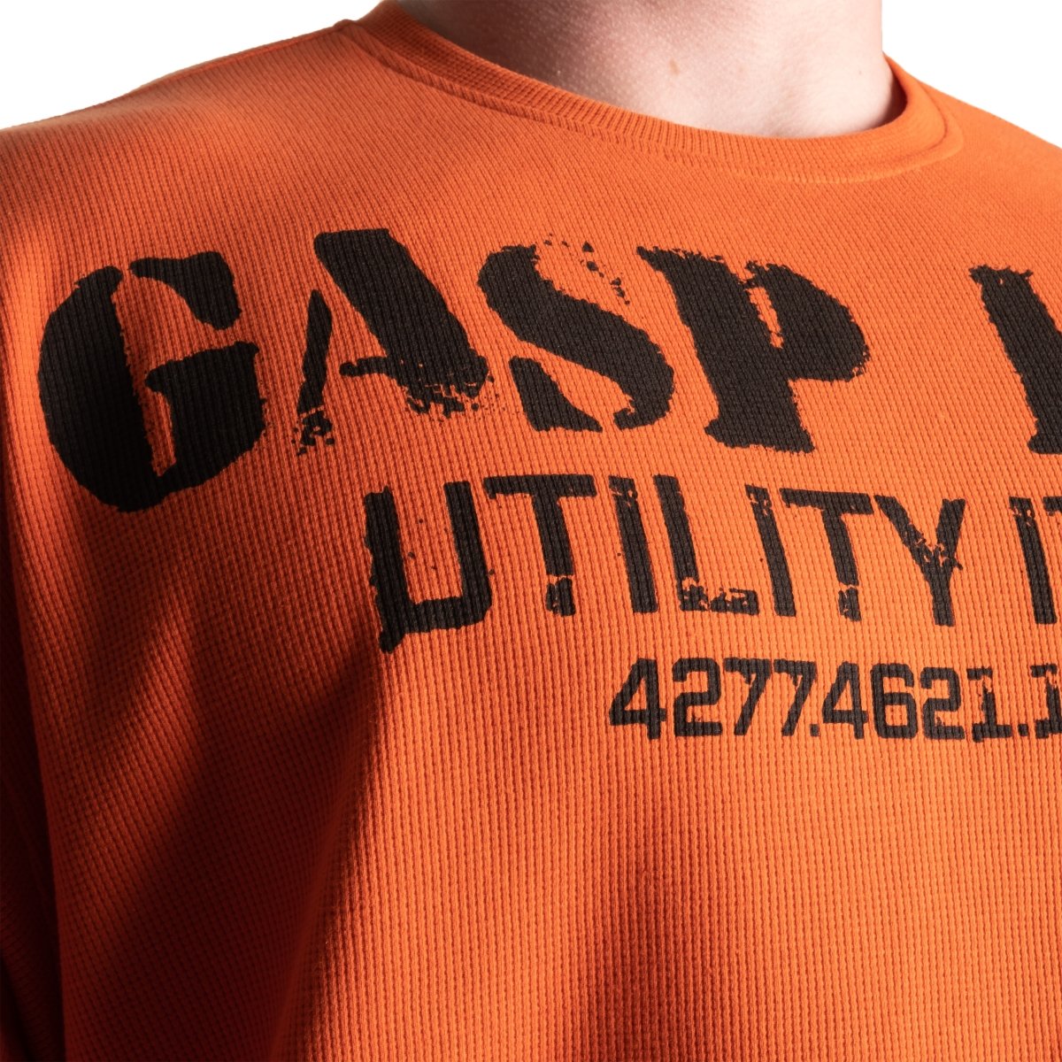 GASP Iron Thermal Tee - Flame – Urban Gym Wear