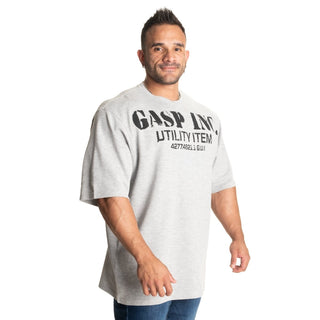 GASP Iron Thermal Tee - Grey Melange - Urban Gym Wear