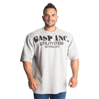 GASP Iron Thermal Tee - Grey Melange - Urban Gym Wear