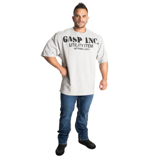 GASP Iron Thermal Tee - Grey Melange - Urban Gym Wear