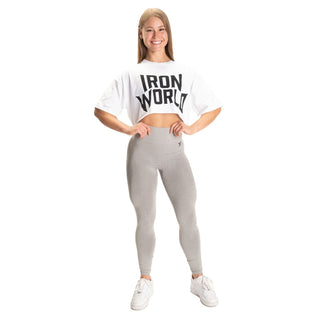 GASP Iron World Onesize Tee - White - Urban Gym Wear