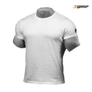 GASP Jersey Tee - White - Urban Gym Wear