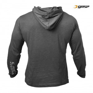 GASP Legacy Light Hood - Grey - Urban Gym Wear