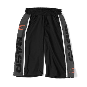 GASP Logo Mesh Shorts - Black - Urban Gym Wear