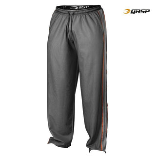 GASP Mesh Panel Pants - Black - Urban Gym Wear