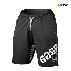 GASP Mesh Panel Shorts - Grey - Urban Gym Wear