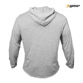 GASP No Compromise Hood - Grey - Urban Gym Wear