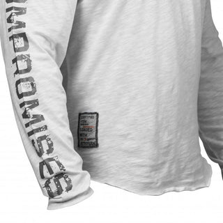 GASP No Compromise Hood - White - Urban Gym Wear