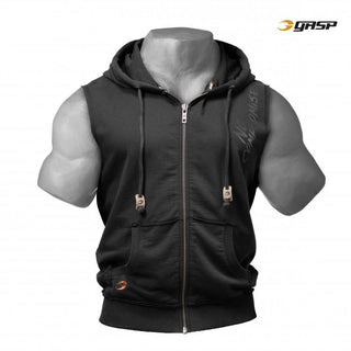 GASP No Compromise S-L Hood - Black - Urban Gym Wear