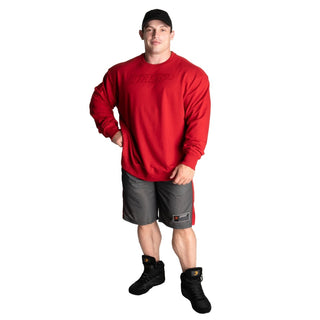 GASP No1 Mesh Shorts - Black/Red - Urban Gym Wear