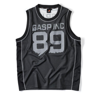 GASP No1 Mesh Tank - Black - Urban Gym Wear
