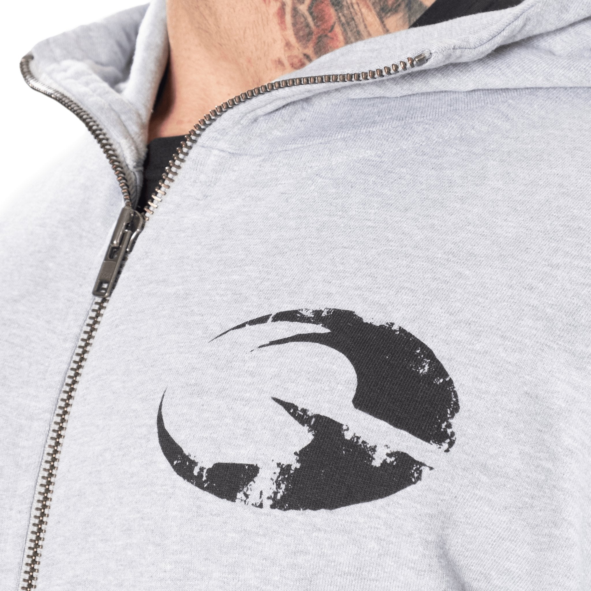GASP Original Hoodie - Greymelange - Urban Gym Wear