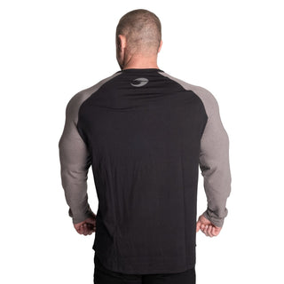 GASP Original Raglan LS - Black/Grey - Urban Gym Wear