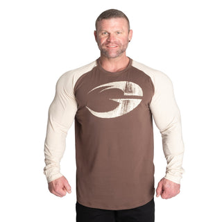 GASP Original Raglan LS - Timber/Light Desert - Urban Gym Wear