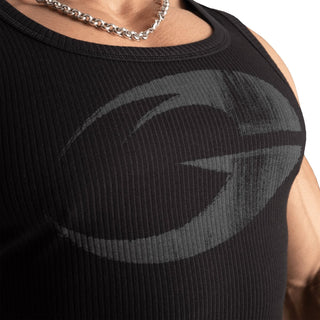 GASP Original Ribbed Tank - Black - Urban Gym Wear