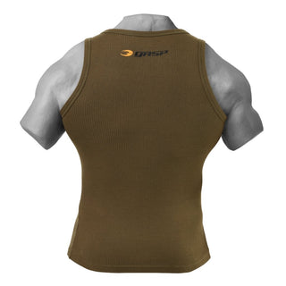 GASP Original Ribbed Tank - Military Olive - Urban Gym Wear