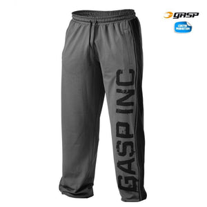 GASP Printed Mesh Pant - Grey-Black - Urban Gym Wear
