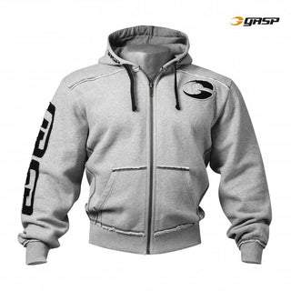 GASP Pro Gym Hood - Greymelange - Urban Gym Wear