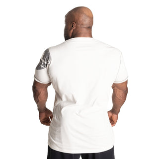 GASP Pro Logo Tee - Off White - Urban Gym Wear