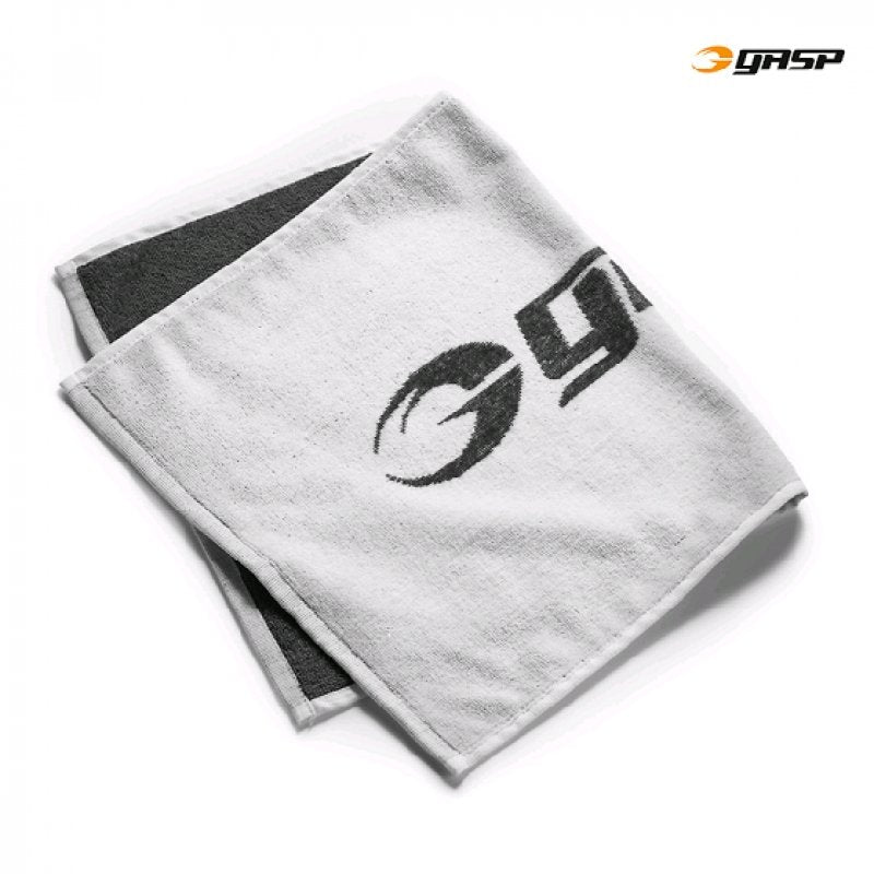 GASP Promo Towel - White-Grey - Urban Gym Wear