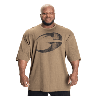 GASP Pump cover Iron Tee - Army Green Melange - Urban Gym Wear