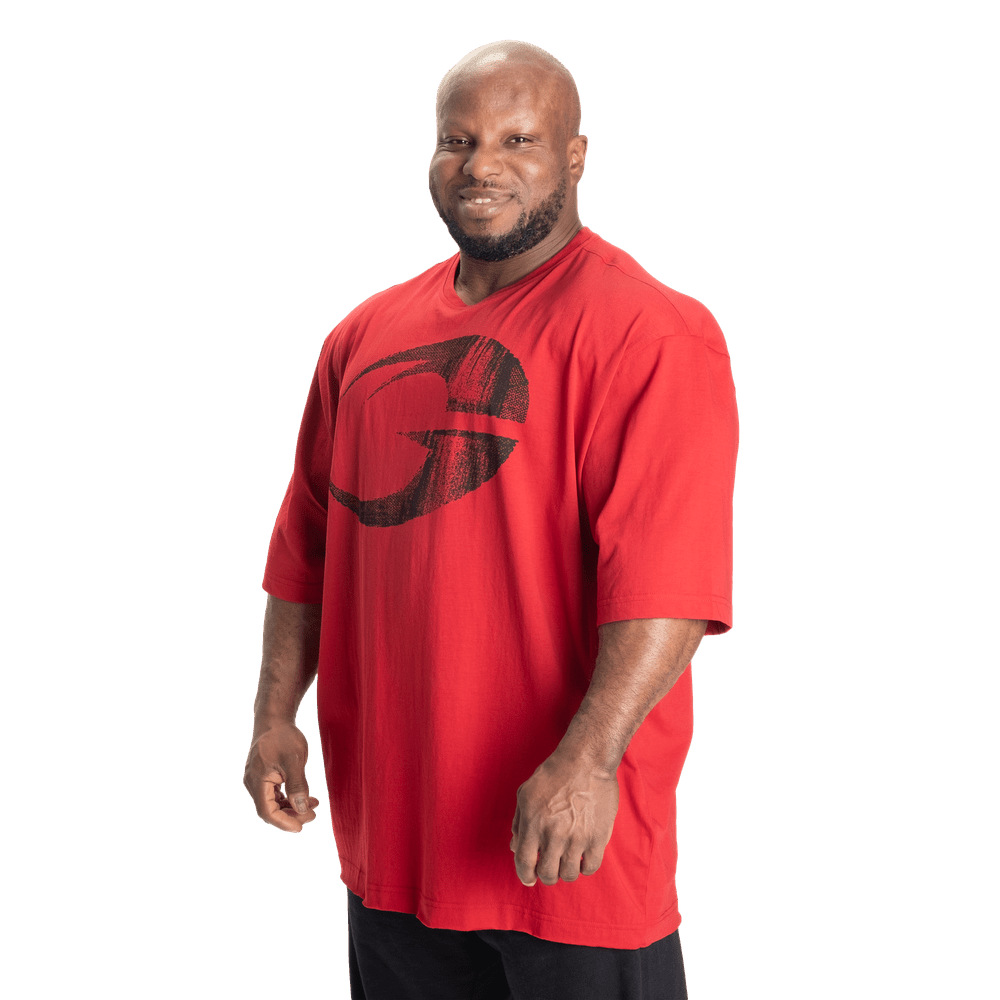 GASP Pump cover Iron Tee - Chili Red - Urban Gym Wear